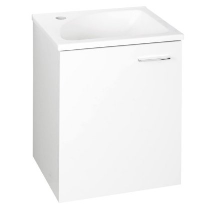 Aqualine, dulap lavoar ZOJA 40x50x32cm, 1xusa, alb, 51048A