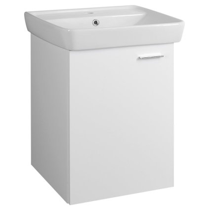 Aqualine, dulap lavoar ZOJA 50,5x63x37,1 cm, alb, 56373