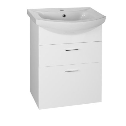 Aqualine, dulap chiuveta ZOJA cu sertar 50,5x74x30 cm, alb, 51051A