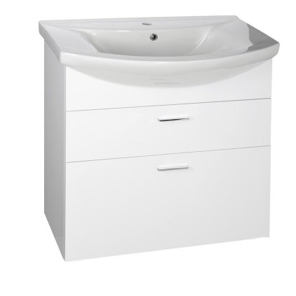 Aqualine, dulap chiuveta ZOJA cu sertar 71,5x74x34 cm, alb, 51071A