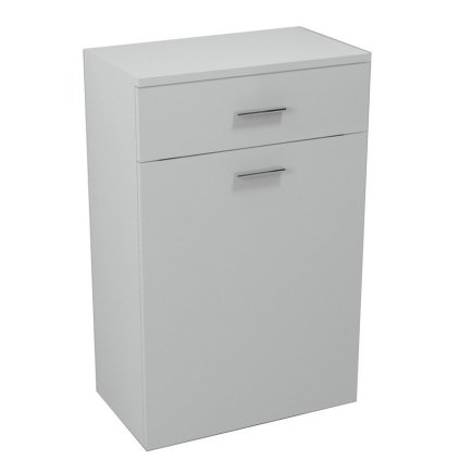 Aqualine, dulap inferior ZOJA/KERAMIA FRESH cu coș 50x78x29cm, alb, 51310
