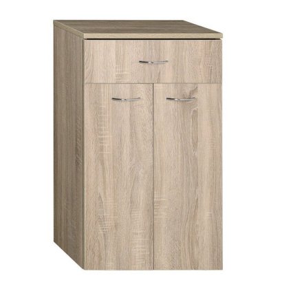 Aqualine, dulap bază ZOJA/KERAMIA FRESH cu sertar 50x78x29cm, stejar platină, 50315