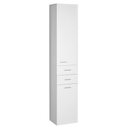 Aqualine, dulap înalt ZOJA/KERAMIA FRESH cu coș 35x184x29cm, alb, 51230