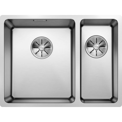 Blanco Andano 340/180-U, chiuvetă din oțel inoxidabil 585x440 mm, chiuvetă din stânga, luciu mătase, BLA-522979