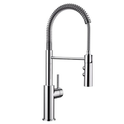 Blanco Catris S, baterie pentru chiuvetă cu braț flexibil și spray, crom, 521476