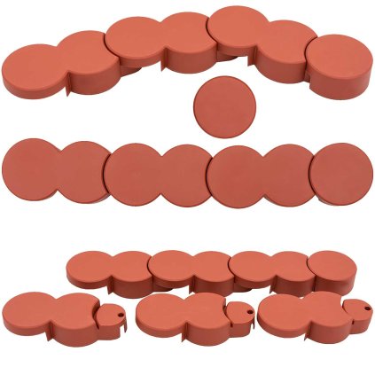 185457 6 bluegarden palisada z pvc na okraj travnika 200 cm 12ks hd 7095 terracotta ogr 68409