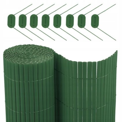 Bluegarden, husa PVC / umbra pentru terasa-balcon 100 x 300 cm, verde, OGR-20002