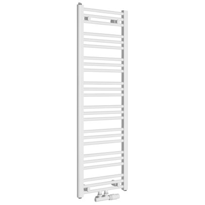 Bruckner, element de încălzire ALBRECHT 400x1250 mm, racord central, alb, 600.112.4