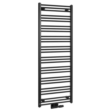 Bruckner, element de încălzire ALBRECHT 600x1¨570 mm, racord central, negru mat, 600.118.6