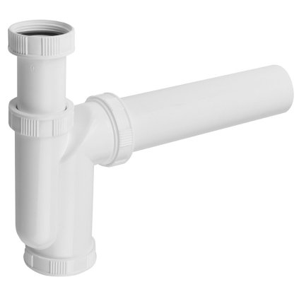 Bruckner, Sifon pentru chiuvetă 6/4' cu piuliță slip-on, gunoi 50mm, plastic, 155.115.0