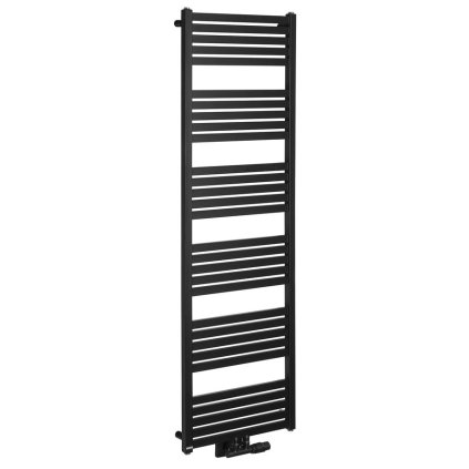Bruckner, element de încălzire GRUNT 500x1610 mm, racord central, negru mat, 600.123.6