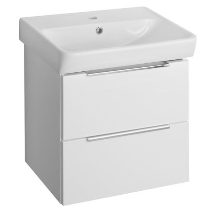 Bruckner, dulap NEON cu chiuveta ceramica 50x41,5 cm, alb, 501.114.0