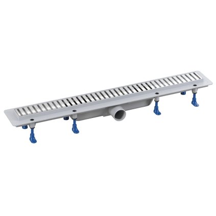 Bruckner, Sifon de pardoseală cu grătar din oțel inoxidabil, L-910, DN50, 700.159.2