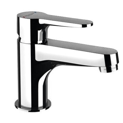 Bruckner, baterie de lavoar SIEGER de sine stătătoare fără priză, înălțime 126 mm, crom, 914.001.1