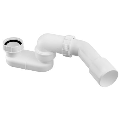 Bruckner, Sifon cu piuliță slip-on 6/4" și cot DN40/50, 164.425.0