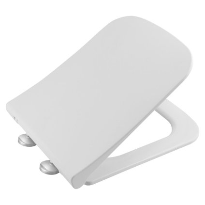 Bruckner, scaun WALTER, SLIM, Soft Close, duroplast, alb, 201.505.4