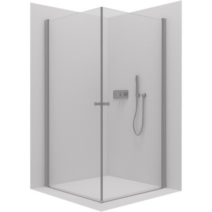 492950 cerano antelo duo 2 kridlovy sprchovaci kut 80 dvere x 80 dvere x 190 cm 6mm cire sklo chromovy profil cer cer 433284