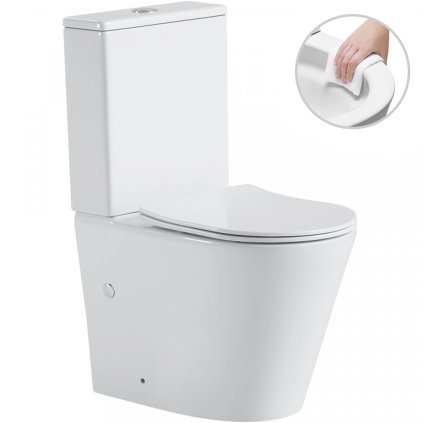 415417 cerano carlito wc kombi rimless 610x365x850 mm spodny zadny odpad uf toaletne sedatko biela leskla cer cer 417383