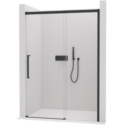 491321 cerano lantono posuvne dvere do otvoru 150x195 cm 8mm cire sklo cierny matny profil cer cer 432055