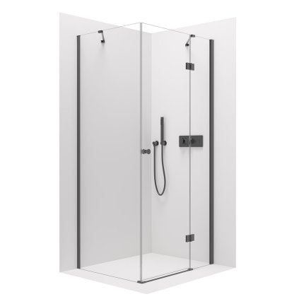 415510 cerano marino sprchovaci kut 120 dvere x 100 stena x 190 cm 6mm cire sklo cierny profil cer cer 422907
