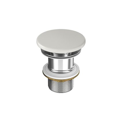 k677 094 ceramic plug for washbasins without overflow light grey matt,qnuMpq2lq3GXrsaOZ6Q