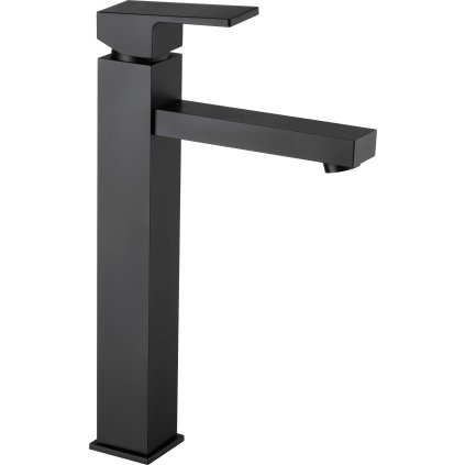 Deante Anemon Bis, robinet pentru chiuvetă înaltă, negru mat, DEA-BBZ_N20K