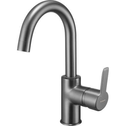 271 1 bat arnika titanium umywalkowa stojaca z wylewka u z korkiem click clack okraglym z przelewem