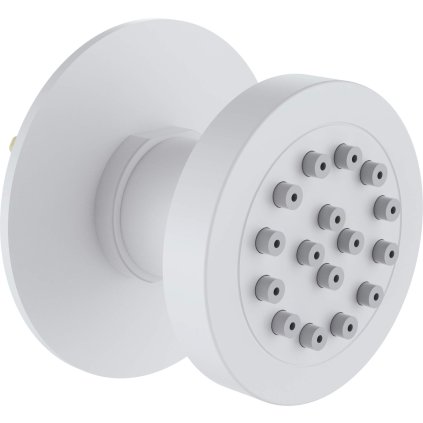 501874 deante cascada okruhla sprchova tryska pod omietku 60mm biela matna dea nac a77k