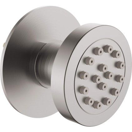 Deante Cascada, duză rotundă de duș sub ipsos Ø60mm, oțel, DEA-NAC_F77K