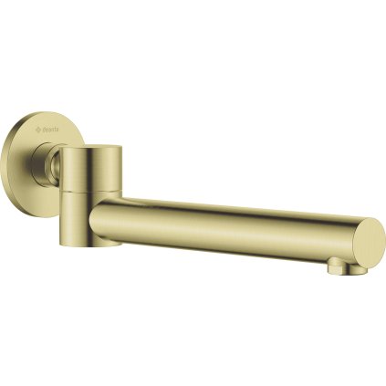 Deante Cascada, chiuveta de baie pivotanta 244 mm, auriu mat, DEA-NAC_R87K