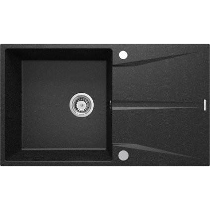 Deante Corio, chiuvetă granit cu 1 cameră 860x500x216mm, grafit, DEA-ZRC_211A