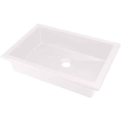 Deante Correo, chiuveta granit 500x350x140 mm, alb mat, DEA-CQR_AU5U