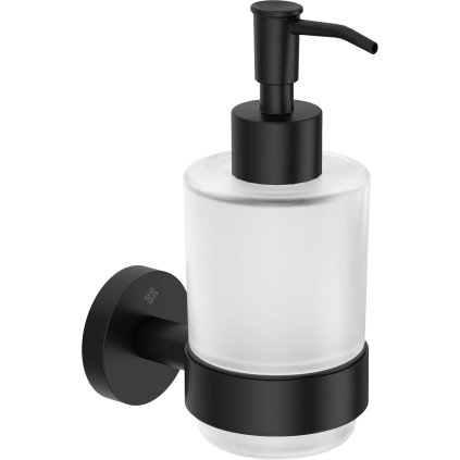 Deante Jasmin, dozator de săpun de perete 0,2 L, negru mat, DEA-ADJ_N421
