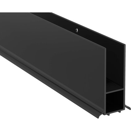 Deante Kerria Plus, profil de expansiune montat pe perete, montat pe perete, negru mat, DEA-KTS_N22X