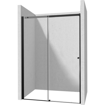 322559 deante kerria plus posuvne sprchove dvere do otvoru 180x200 cm 6mm cire sklo cierny profil dea ktspn18p