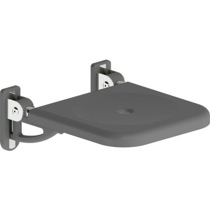 Deante Lehnen, scaun rabatabil montat pe perete 430x500 mm, antracit, DEA-NIL_T51A