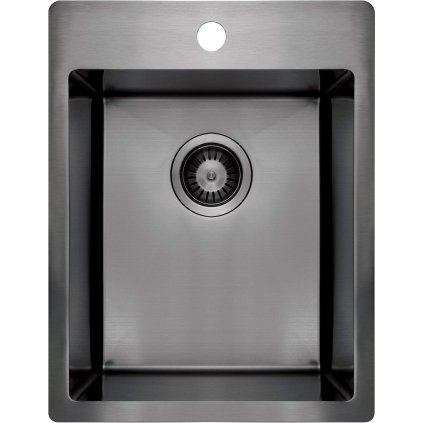 515005 deante olfato 1 komorovy nerezovy drez 390x505x200mm grafitova dea zpo d10e