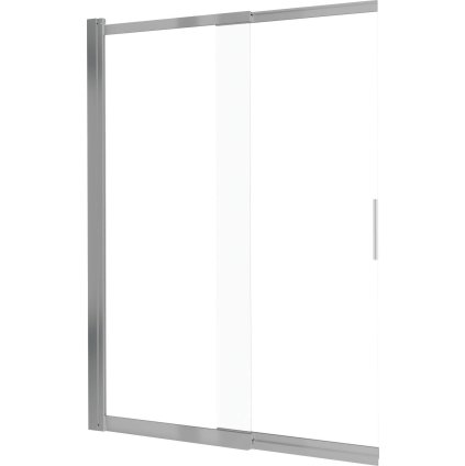 501643 deante prizma posuvna skladacia vanova zastena 100x140 cm 5mm cire sklo brusena ocel dea ktj f73r