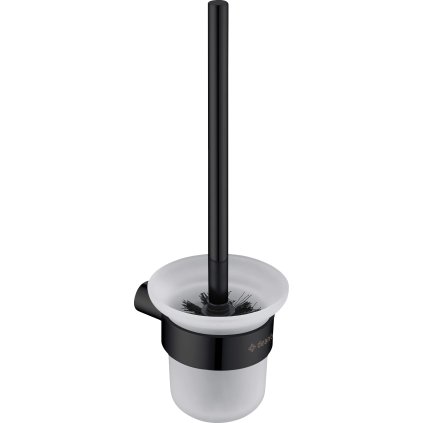 2026 2 round szczotka wc z pojemnikiem wiszaca nero