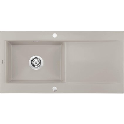4126 zlew sabor ceramiczny cappuccino mat 1k z oc 1015x510x210 space saver