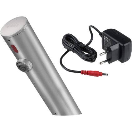 Deante Sense, robinet pentru chiuvetă fără atingere, fără control al temperaturii - 230/6V, oțel, DEA-BQR_F28V