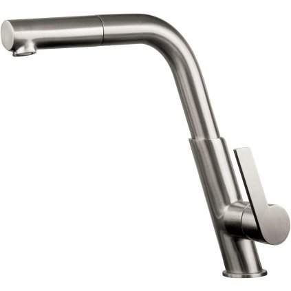 Deante Silia, baterie chiuveta cu pulverizator extractibil, otel, DEA-BQS_F73M