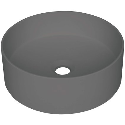 Deante Silia, chiuveta blat granit 36x36x12,5 cm, antracit metalic, DEA-CQS_TU4S