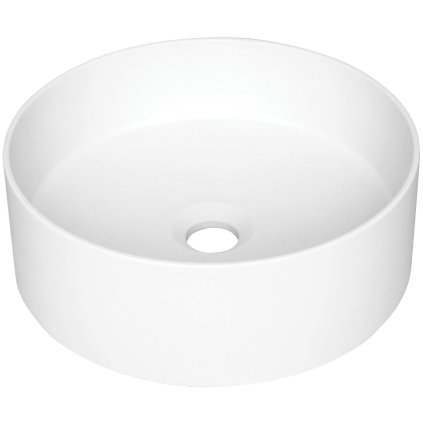 Deante Silia, chiuveta blat granit 36x36x12,5 cm, alb, DEA-CQS_AU4S