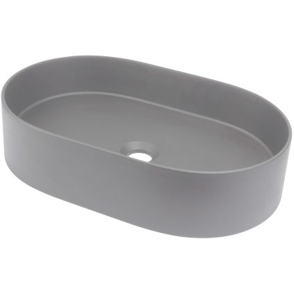 Deante Silia, chiuveta blat granit 550x350x125 mm, gri metalic, DEA-CQS_SU6S