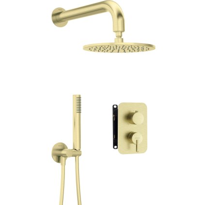 Set de duș ascuns Deante Silia, auriu mat, DEA-BXYYRQSM