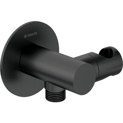 Deante Silia Angle Finish Suport pentru duș de mână reglabil negru mat DEA-NQS_N57K