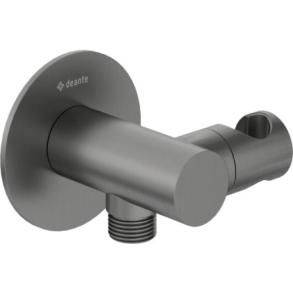 Deante Silia Angle Finish Suport pentru duș de mână reglabil, grafit DEA-NQS_D57K
