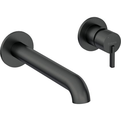 Deante Silia, baterie pentru lavoar ascuns, negru mat, DEA-BQS_N54L