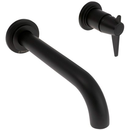 Deante Temisto, robinet pentru lavoar ascuns, negru mat, DEA-BQT_N54L